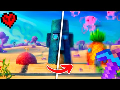 Recreé Fondo de Bikini en Minecraft Survival