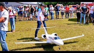 FASCINATING RC CESSNA CITATION M2 SCALE MODEL ELECTRIC MODEL JET / FLIGHT DEMONSTRATION !!!