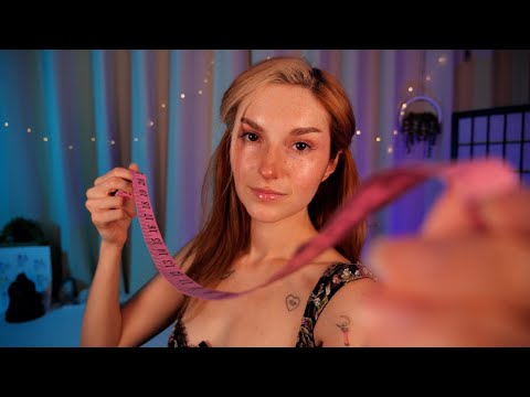 ASMR Measuring Your Aura | Energy Plucking, Fluffing Your Aura, Measuring For Sleep