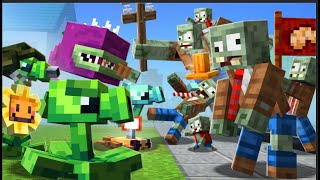 Plants Versus Zombies in Minecraft