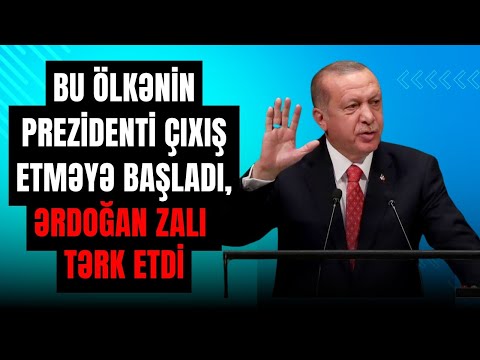 ŞOK: Bu  prezident çıxış edəndə Ərdoğan zalı TƏRK ETDİ. - LAF TV