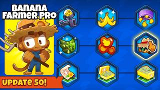 Update 50! | UPGRADING the Banana Farmer?! | NEW HERO! Silas the Ice Shaper