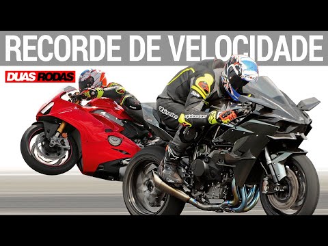 TOP SPEED | KAWASAKI NINJA H2R x DUCATI PANIGALE V4 S