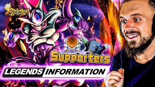 🆕Les "SUPPORTERS" et la 3eme MAJ ARRIVENT ! NOUVEAU Legends Information