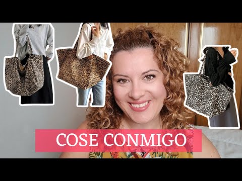 🍂 RETO de NOVIEMBRE!!! MAXI BOLSO con NECESER a juego!!! COSE CONMIGO