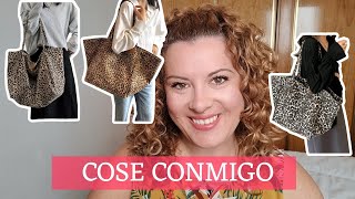 🍂 RETO de NOVIEMBRE!!! MAXI BOLSO con NECESER a juego!!! COSE CONMIGO