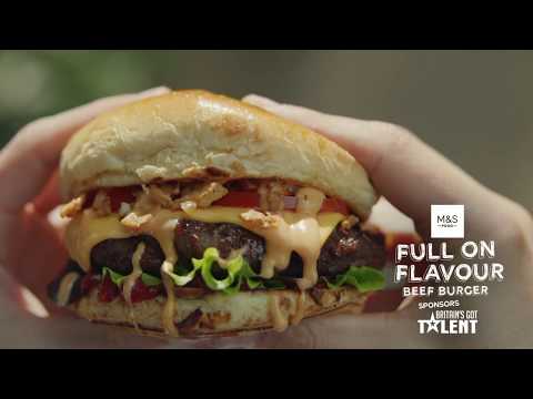 M&S Food & Britain's Got Talent |  Flavour Beef Burger