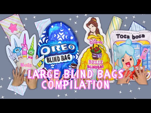 LARGE BLIND BAGS UNBOXING COMPILATION |DIY|ASMR|