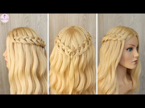 Peinado para graduación, comunión o quinceaños💃 Trenza de Cascada