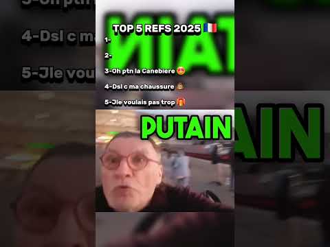 TOP 5 des meilleures refs de début 2025 ✨️🇫🇷 #frenchcore #ref #frenchculture #drole #top5