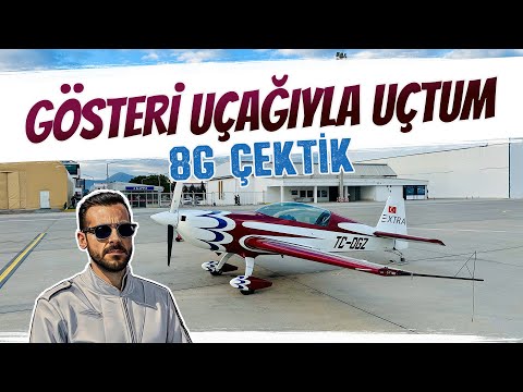 GÖSTERİ UÇAĞIYLA UÇTUM - 8G ÇEKTİK