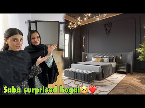 New ghar mai saba ko new room banwa raha😍❤️ | saba ko achanak wala surprise kardiya🥺