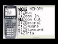 TI-84 Graphing Calculator Functions