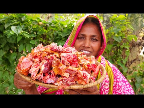 অল্প সময়ে দারুণ স্বাদে খাসির মাথার মাংস ভুনা Mutton Head Curry Goat Head Cooking Khashir Matha Bhuna