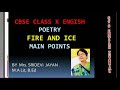 Analyzing 'Fire and Ice' Poem