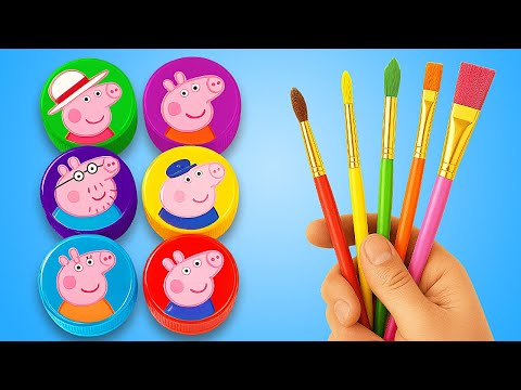 Creative Time with Peppa Pig! 🖌️ Learn Colors for Toddlers
