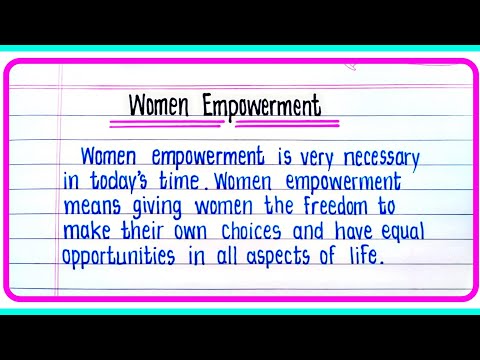 Women Empowerment Essay In English | Essay writing On Women Empowerment