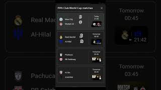 FIFA Club world Cup prediction/ Manchester City vs Wydad AC / Real Madrid vs Al-Hilal