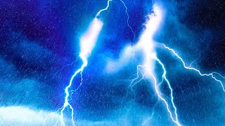 Rain Water Sound for Sleeping - 8 Hours Rain water for sleeping - THUNDER RAIN