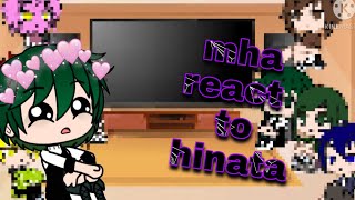 BNHA/MHA react to Naruto/hinata