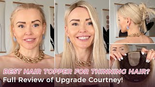 Best Hair Topper for Thinning Hair? Full Review of Upgrade Courtney! | UniWigs Upgrade Courtney