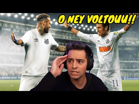 CORINGA REAGINDO A NEYMAR VOLTANDO PARA O SANTOS