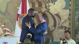 YouTube video thumbnail: Florida Republican Gubernatorial Candidate Chooses Running Mate at Miami Event