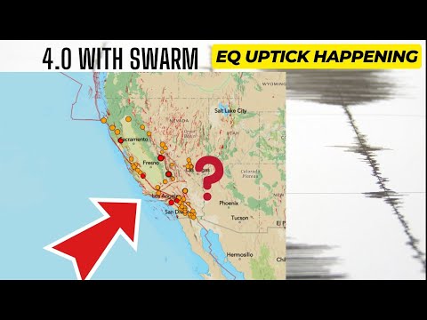 Another 4.0 Earthquake Southern California. Japan swarm seeing 15-20 Eqs an hour. Sunday update