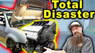 TRYING to Swap a VR5 Into a Lupo GTI – One Disaster After Another
