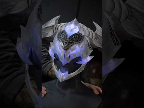 We built the Guardian Arkveld helmet #monsterhuntercosplay #monsterhunterwilds
