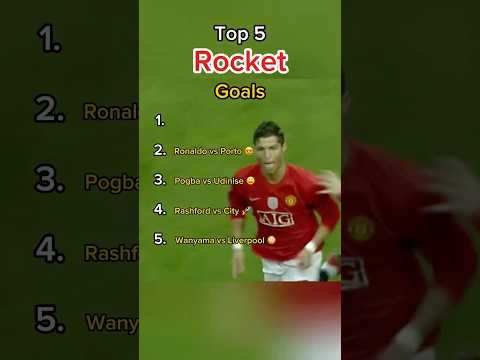 Top 5 rocket Goals #short #ytshorts