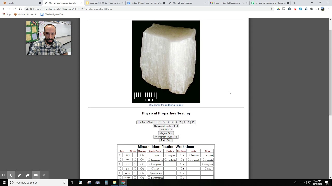 Virtual Mineral ID Lab: Unleashing the Power of Technology