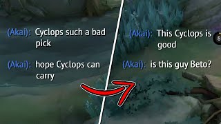 He Thought Cyclops Was a Bad Pick, Until...