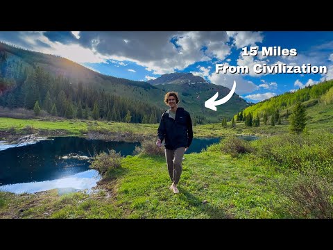 50 Hours Living on The Most Remote trail in All Of Colorado.