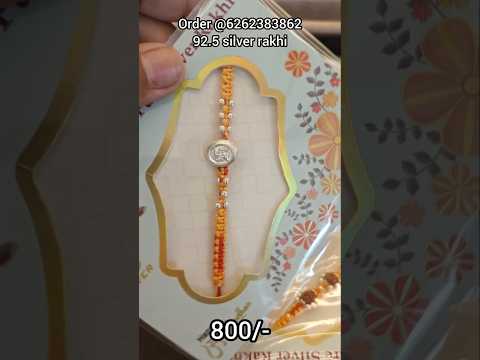 #silver #silverrakhi #rakhi #gold
