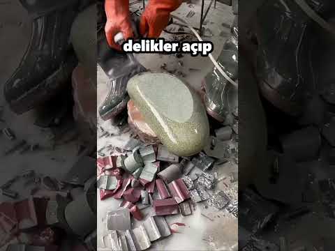 Yolda Bulduğu Kayayı Ocağa Dönüştürdü #diy