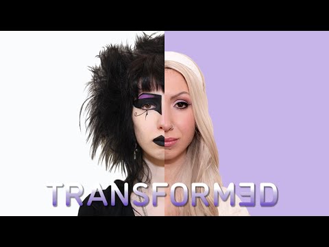 80's trad goth goes 90's barbie - transformed