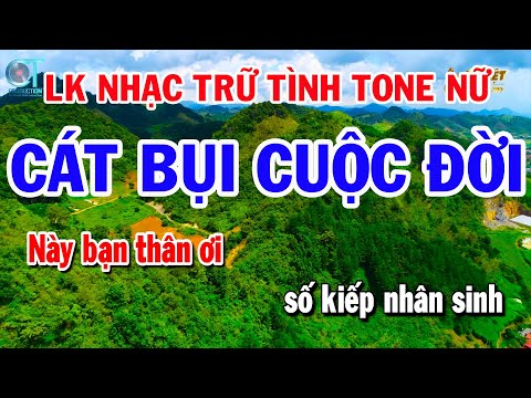 Liên Khúc Nhạc Trữ Tình Tone Nữ – Cát Bụi Cuộc Đời – Đường Tím Bằng Lăng