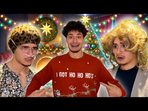 Les CADEAUX de NOËL avec ta FAMILLE (sketch humour)