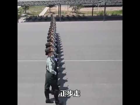 横看一条线,竖看一条线,女兵排面,真飒!#中国女兵