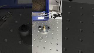Laser engraving in @hacksmith lair. Spinner progress update. #cnc #laserengraving #satisfying