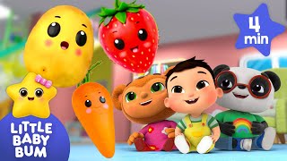 Join the Fruit & Veggie Party! 🍎🥦🎉 | Little Baby Bum