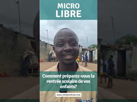 #microtrottoir #Civ Comment préparez-vous la rentrée scolaire de vos enfants ?