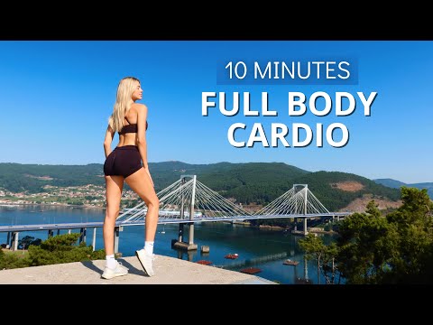 10 MIN. FULL BODY CARDIO - sweat & burn calories | No Equipment