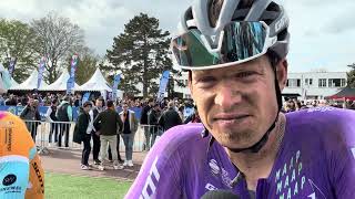 Paris-Roubaix 2026: Jasha Sütterlin nach dem Rennen