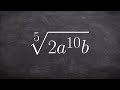 Exponents and Radicals Concepts