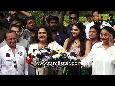 🔥வருங்கால முதல்வரா ? Vanitha Vijaykumar Speech Mrs and Mr Press Meet