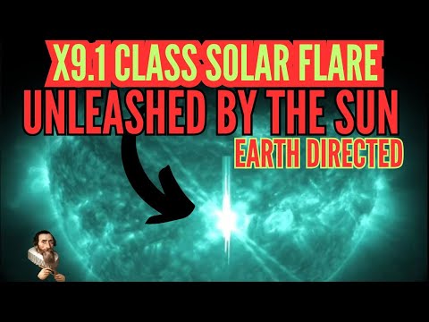 Sun UNLEASHES COLOSSAL X9.1 Solar Flare EARTH Directed: The Most Powerful Solar Flare in 7 Years !!