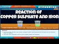 Copper Sulphate Reaction Lab Activity