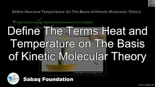 Define The Terms Heat and Temperature on The Basis of Kinetic Molecular Theory